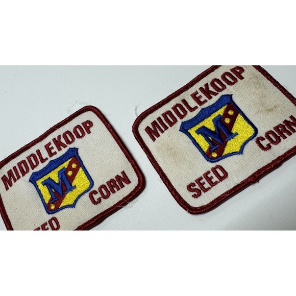 Middlekoop Seed Other - 2 Vtg Middlekoop Seed Corn ~ Farming Agriculture Planting Patch ~ Packwood Iowa